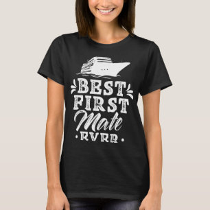T-shirt Meilleur Premier Officier Yacht Mer Bateau Navire