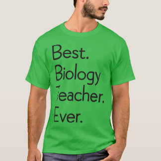 T-shirt Meilleur professeur de biologie toujours enseignan