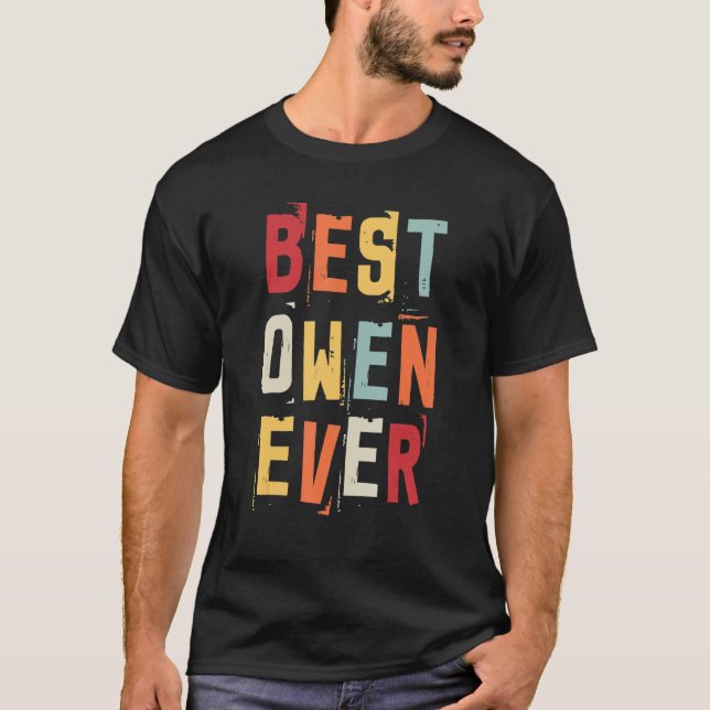 T-shirt Meilleur Propriétaire Jamais Populaire Rétro Noms  (Devant)