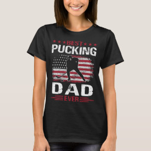 T-shirt Meilleur Pucking DAD Hockey