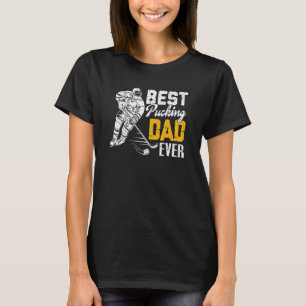 T-shirt Meilleur Pucking Papa Jamais Hockey Papa Fête des 