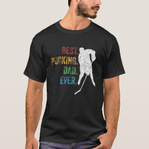 T-shirt Meilleur Pucking Papa Jamais Sports Amateurs Hocke