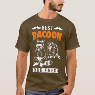 T-shirt Meilleur Racoon Papa Ever Raccoon