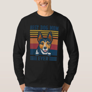 T-shirt Meilleur Rat Terrier Maman Ever Chien Maman Fête d