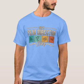 T-shirt Meilleur réalisateur de film Ever Retro Movie Vide