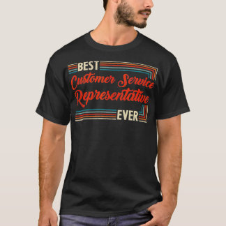 T-shirt Meilleur représentant du service à la clientèle vi