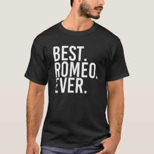 T-shirt MEILLEUR ROMEO JAMAIS Drôle Nom Personnalisé Joke
