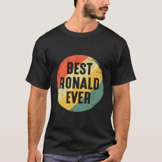 T-shirt Meilleur Ronald Jamais Pour Ronald Nom