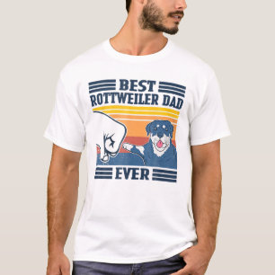 T-shirt Meilleur Rottweiler Papa Jamais Drôle Aspirateur d