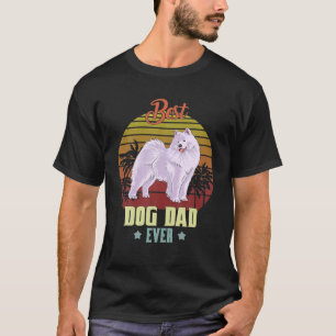 T-shirt Meilleur Samoyed Papa Ever papa Propriétaire Amour