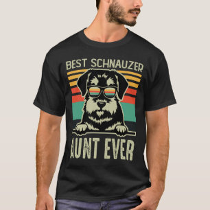 T-shirt Meilleur Schnauzer AUNT JAMAIS Vintage
