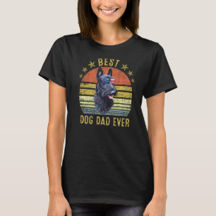 T-shirt Meilleur Schnauzer Miniature Papa Jamais Chien Vin