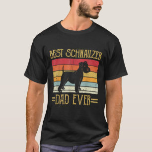 T-shirt Meilleur Schnauzer Papa Ever Douches Giant Herrech