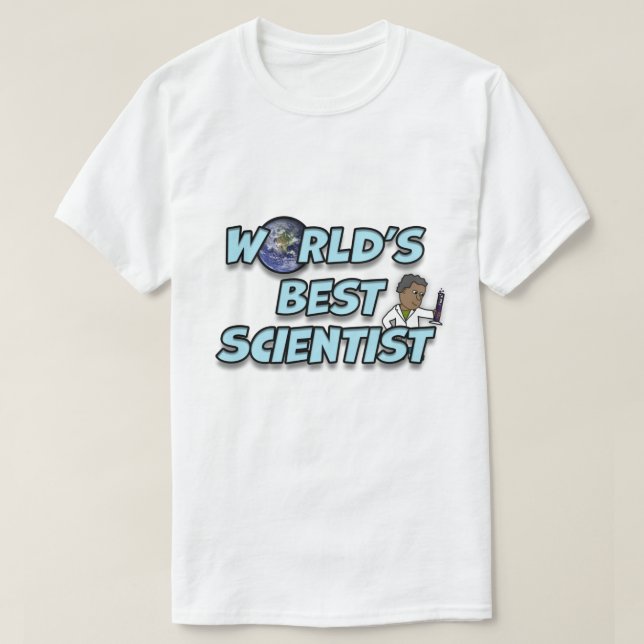 T-shirt Meilleur scientifique du monde (Design devant)