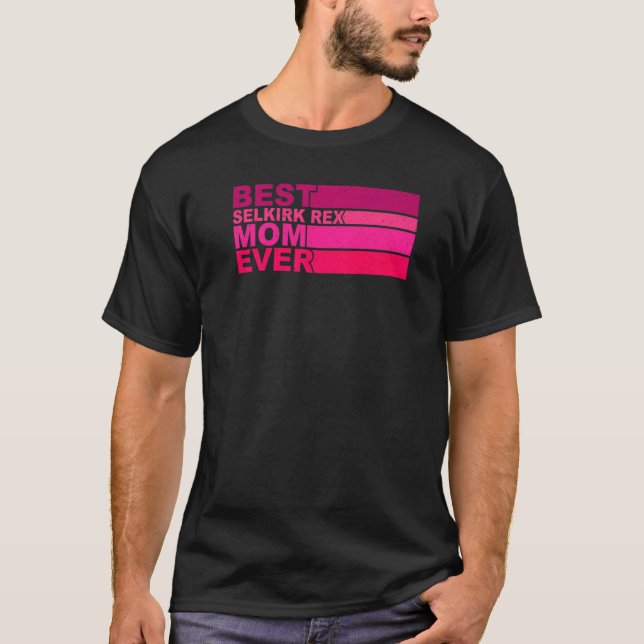 T-shirt Meilleur Selkirk Rex Maman jamais (Devant)