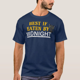 T-shirt Meilleur Si Mangé Par Minuit Kitty Biker
