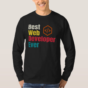 T-shirt Meilleur site Web Développeur Programmeur Codeur O