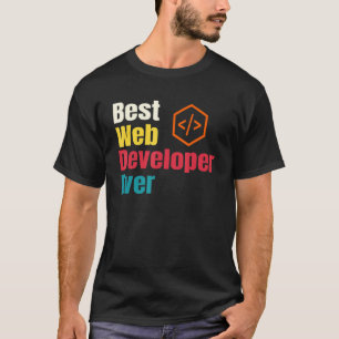T-shirt Meilleur site Web Développeur Programmeur Codeur O