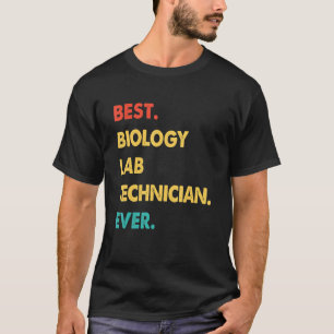 T-shirt Meilleur Technicien de Laboratoire de Biologie Rét