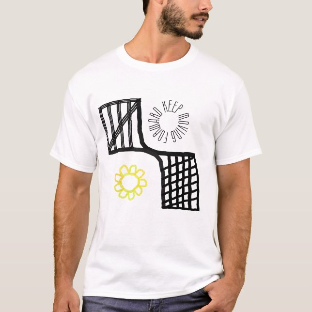 T-shirt Meilleur Tee - shirt "Continuez à avancer" (Devant)