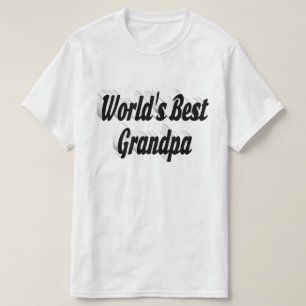T-shirt Meilleur texte noir Grandpa