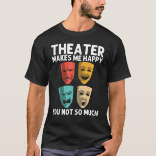 T-shirt Meilleur Théâtre Pour Hommes Femmes Broadway Théât