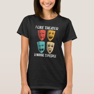 T-shirt Meilleur Théâtre Pour Hommes Femmes Broadway Théât