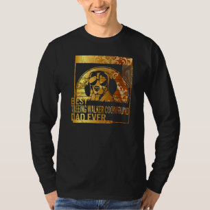 T-shirt Meilleur Treeing Walker Coonhound Papa Ever chien