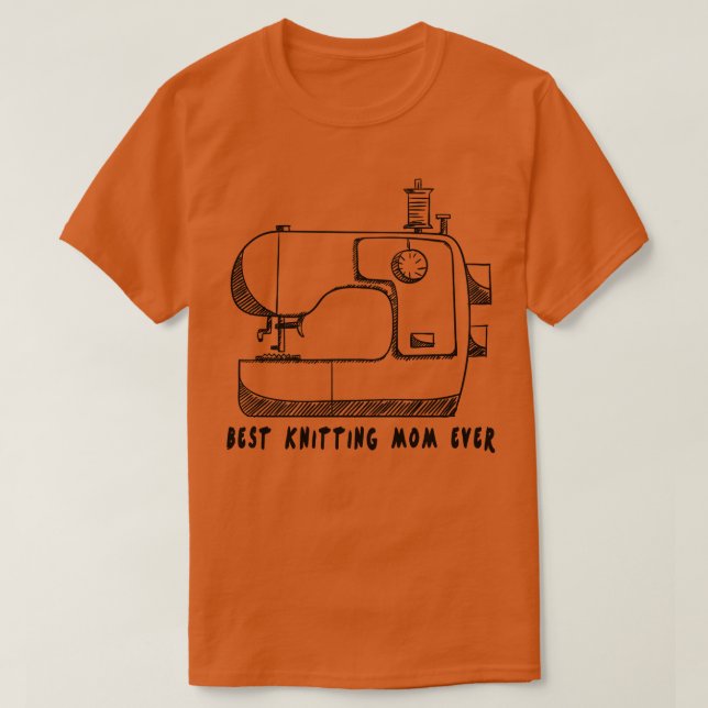 T-shirt Meilleur Tricot Maman Ever117 (Design devant)