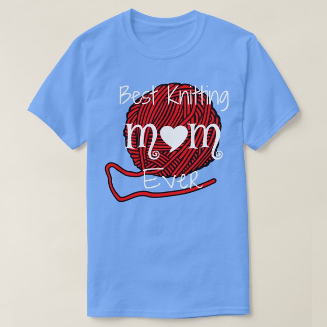 T-shirt Meilleur Tricot Maman Ever23 (Design devant)
