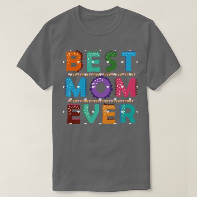 T-shirt Meilleur Tricot Maman Ever79 (Design devant)