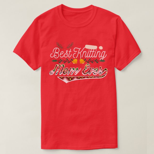 T-shirt Meilleur Tricot Maman Ever83 (Design devant)