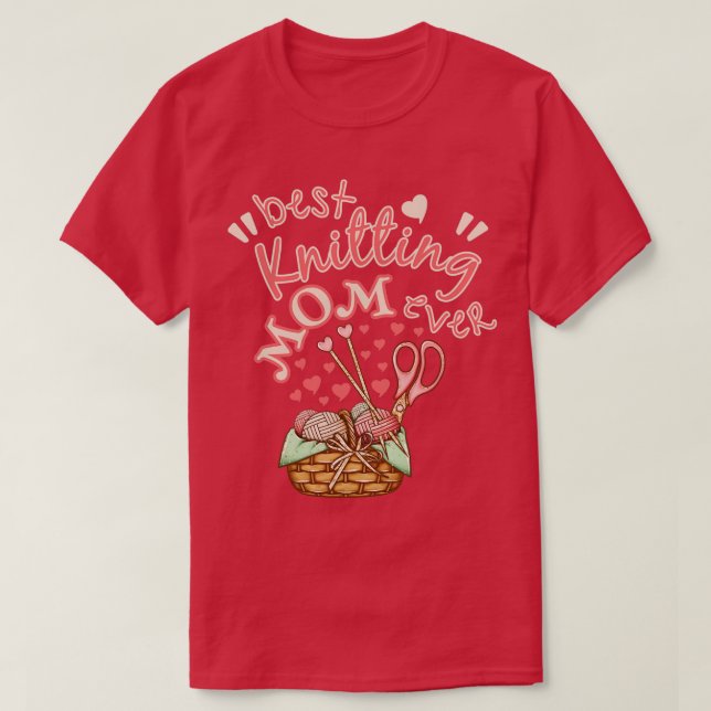 T-shirt Meilleur Tricot Maman Ever84 (Design devant)