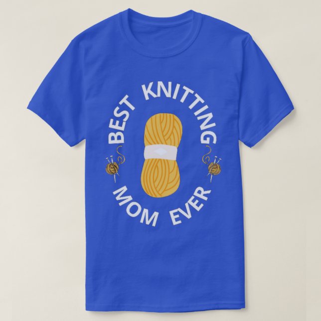 T-shirt Meilleur Tricot Maman Ever87 (Design devant)