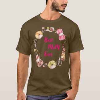 T-shirt Meilleur Tricot Maman Ever 137