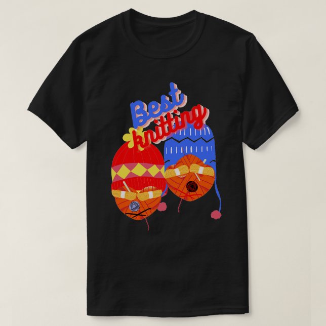 T-shirt Meilleur Tricot Maman Ever 251 (Design devant)