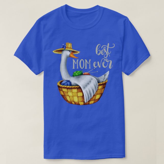 T-shirt Meilleur Tricot Maman Ever 445 (Design devant)