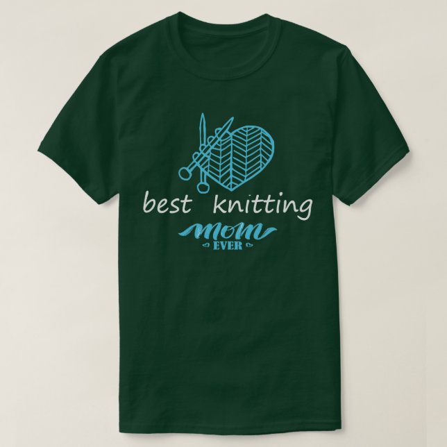 T-shirt Meilleur Tricot Maman Ever 584 (Design devant)