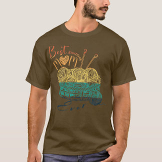 T-shirt Meilleur Tricot Maman toujours cadeau pour les mèr