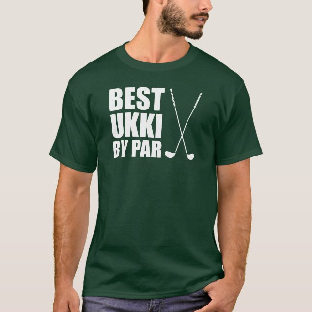 T-shirt Meilleur Ukki Par Finnish Grand-père (Devant)