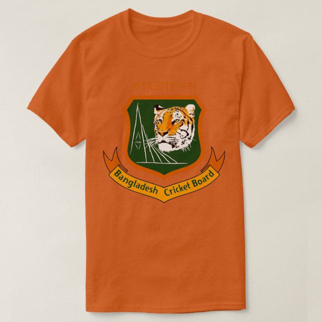 T-shirt MEILLEUR VENDEUR Bangladesh Cricket Merchandises (Design devant)