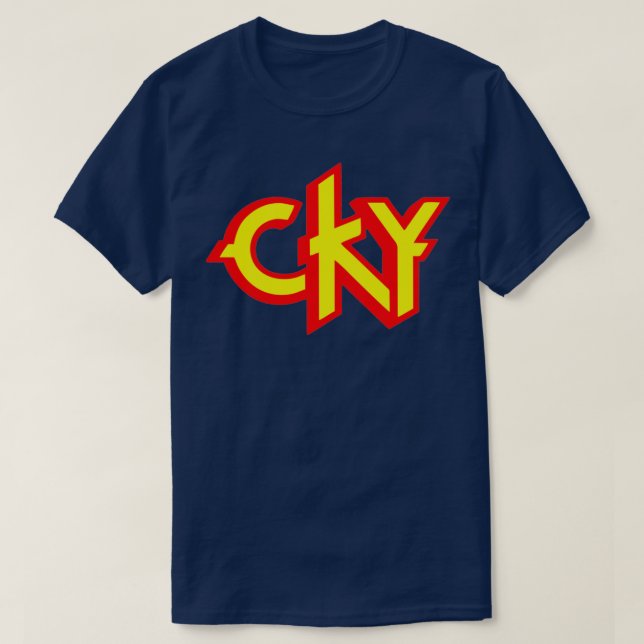 T-shirt MEILLEUR VENDEUR CKY Skateboard Merchandises 7 (Design devant)