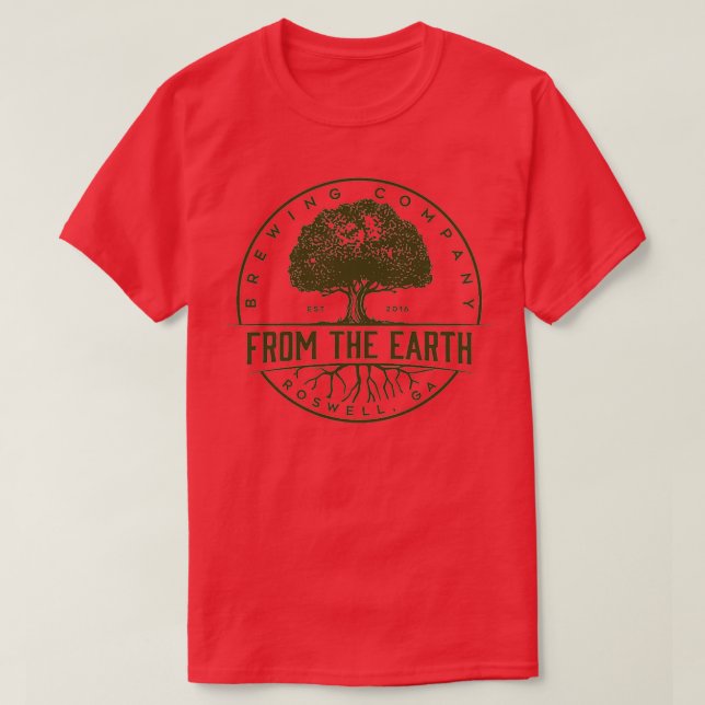 T-shirt MEILLEUR VENDEUR De Earth Brewing classique (Design devant)