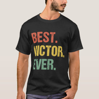 T-shirt Meilleur Victor Ever Rétro Nom Humour Nom