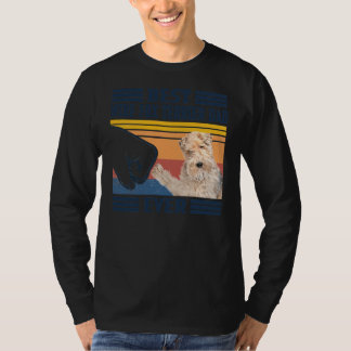 T-shirt Meilleur Wire Fox Terrier Papa Jamais Drôle Chien