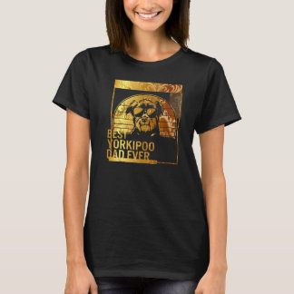 T-shirt Meilleur Yorkipoo Papa Ever chien père pour hommes