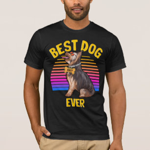 T-shirt Meilleur Yorkshire Terrier Dog jamais rétro