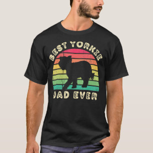 T-shirt Meilleur Yorkshire Terrier Papa Jamais pour hommes