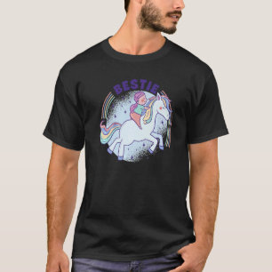 T-shirt Meilleure amie Graphique Amoureux de chevaux Caval