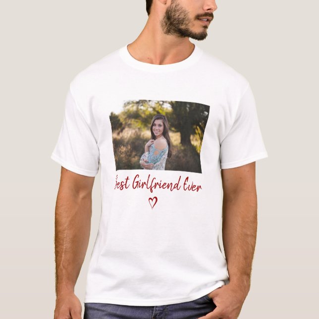 T-shirt Meilleure amie Jamais Coeur Rouge (Devant)